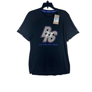 Nike Dri-FIT Blue Ribbon Sports Running T-Shirt Mens Medium BRS Black NWT